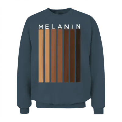 Oheneba: Melanin Shades Black Pride Gift Unisex Sweatshirt - Dark Heather