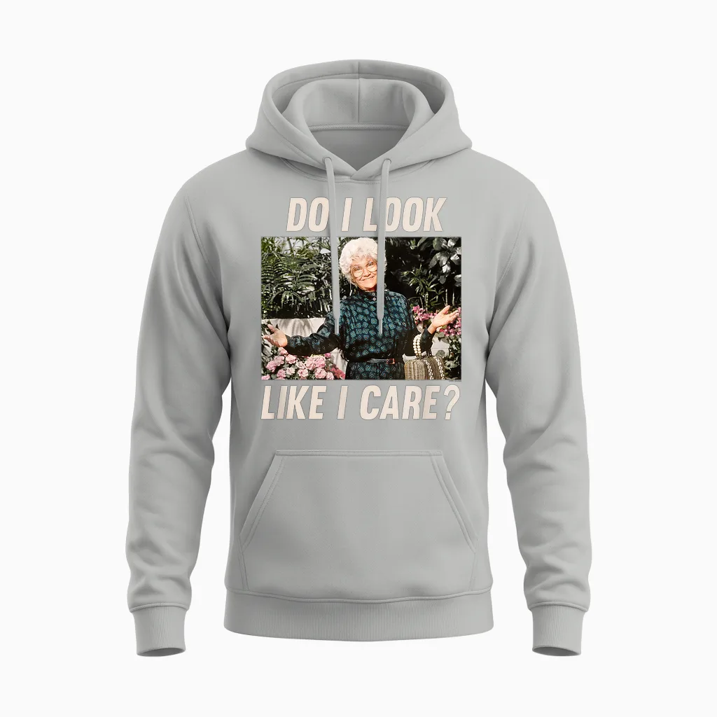 The Golden Girls - Sophia Do I Look Like I Care? Unisex Hoodie in Ash