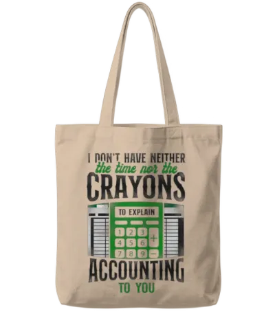 Accountant Bookkeeper Accounting Tote Bags - Natural