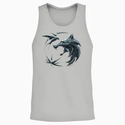 The Witcher Destiny Crest Officially Licensed Unisex Tank Top - Ash