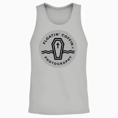 Floatin Coffin Photography Unisex Tank Top - Ash