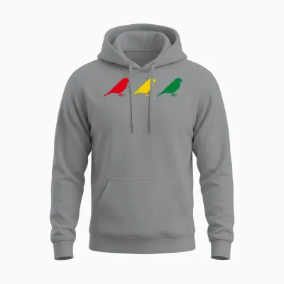 Good Vibes Only Rastafari Music Rasta Jamaica Reggae T-Shirt, Black, S Unisex Hoodie - Sport Grey
