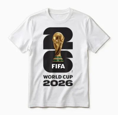 Fifa World Cup26 Fifa Gold Trophy Unisex T-Shirt - White