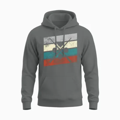 Billiard Retro Unisex Hoodie - Graphite Heather