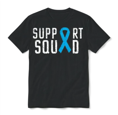 Prostate Cancer Support Squad Prostate Cancer Unisex T-Shirt - Black