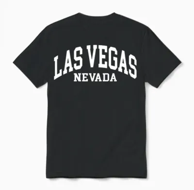 Las Vegas Unisex T-Shirt - Black