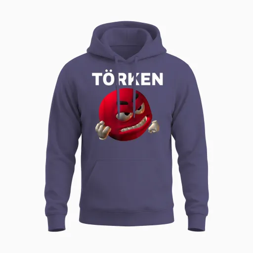Törken Unisex Hoodie - Heather Sport Dark Navy