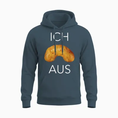 Ich Flip Aus Peanut Flip T-Shirt, Black, S Unisex Hoodie - Dark Heather