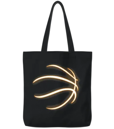 Funny Basketball Team Player Shirt Birthday Gift Tote Bags - Black