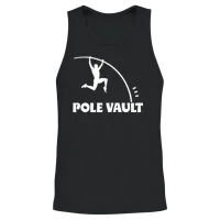Pole Vault Unisex Tank Top - Black – 2