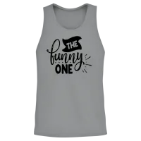 The Funny One Unisex Tank Top - Sport Grey – 2