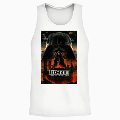 Star Wars 20th Anniversary Episode Iii Epic Chest Unisex Tank Top - White