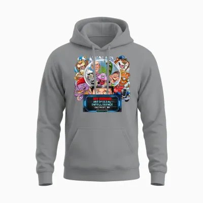 Jeff Dunham Detroit, Mi (2026) Unisex Hoodie - Sport Grey
