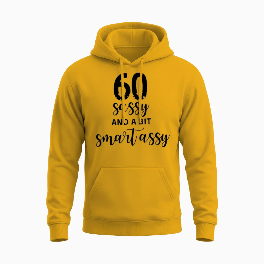 60th Birthday Gifts Unisex Hoodie in Gold