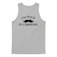 I'm Your Huckleberry Unisex Tank Top - Ash – 1