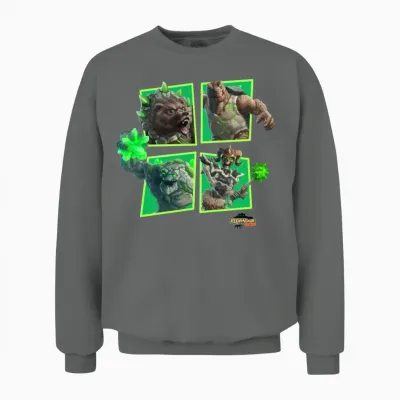 Schleich® Eldrador® Creatures Stone World Monster Unisex Sweatshirt - Graphite Heather