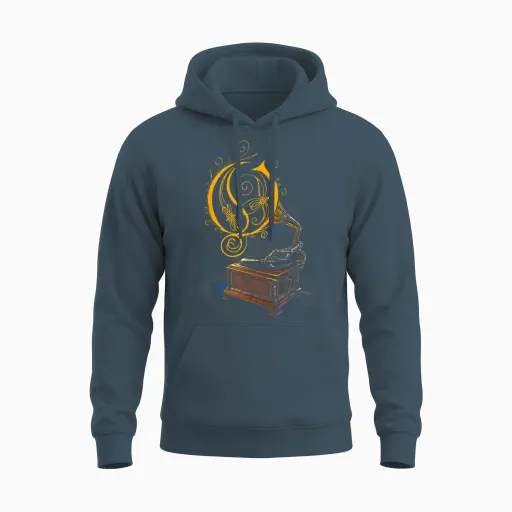 Opeth - "gramophone" Unisex Hoodie in Dark Heather