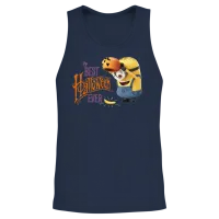Minions Dave Best Halloween Ever Unisex Tank Top - Navy – 2