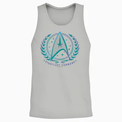 Official Star Trek Starfleet Command Unisex Tank Top - Ash