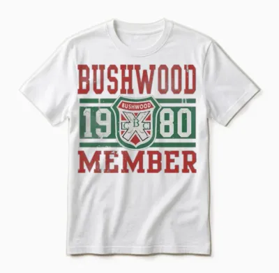 Retro Bushwood 1980 Member Unisex T-Shirt - White