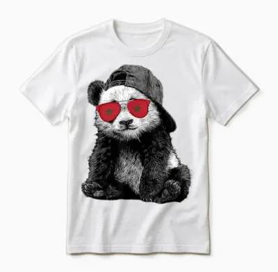 Maroc Roots Flah Marocaine Unisex T-Shirt - White