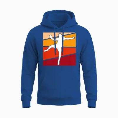 Handball Retro Unisex Hoodie - Royal