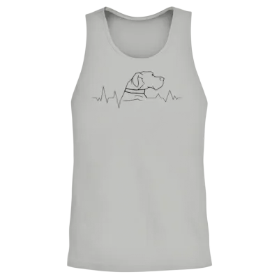Dog-Breed Great-Dane-Dog Dog-Moms Dog-Dad Unisex Tank Top - Ash