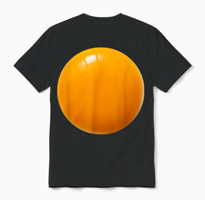 Deviled Egg Yolk Easy Lazy Diy Costume for Halloween Party Unisex T-Shirt in Black