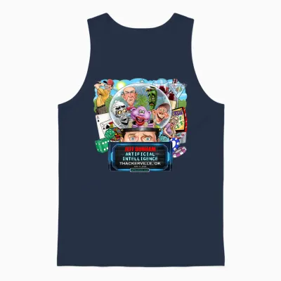 Jeff Dunham Thackerville, Ok (2026) Unisex Tank Top - Navy