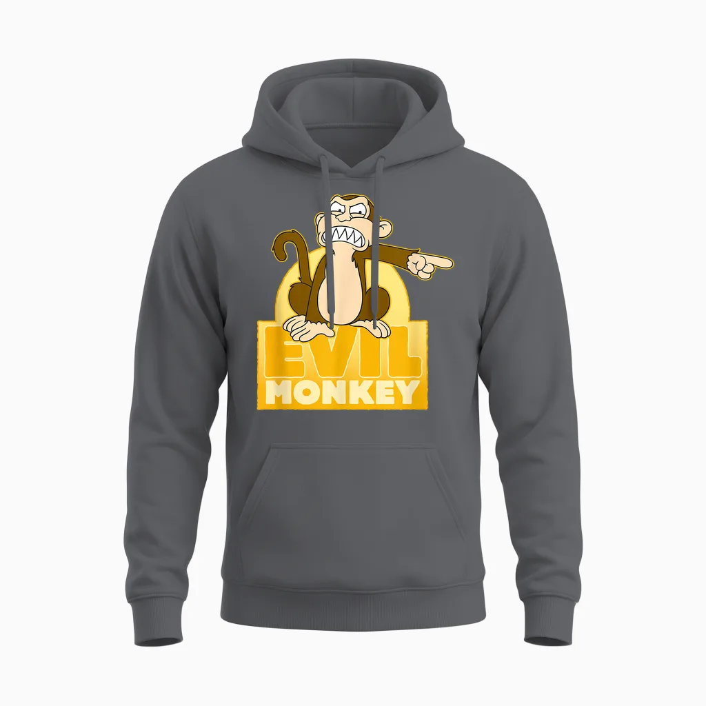 Family Guy Böser Affe Unisex Hoodie in Charcoal