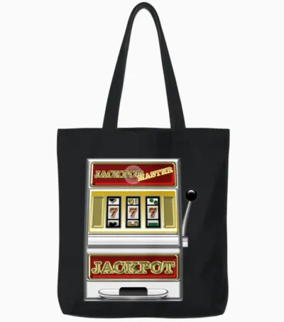 "jackpot", Du Bist Ein Spielmachat, Kein Annostiges Kostümt-T-Shirt!, Black Tote Bags - Black