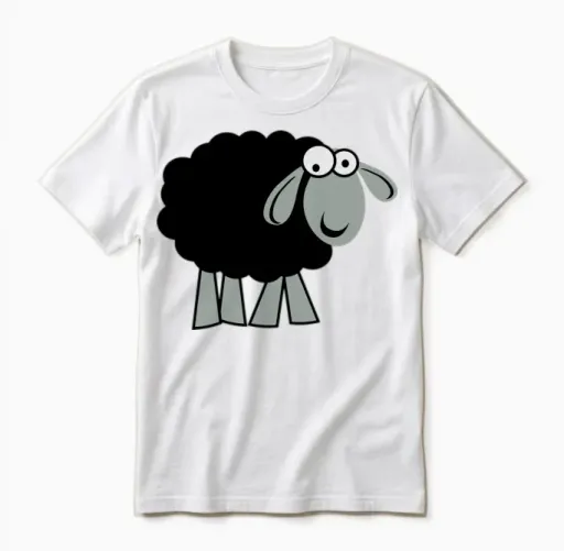 Sheep Unisex T-Shirt in White