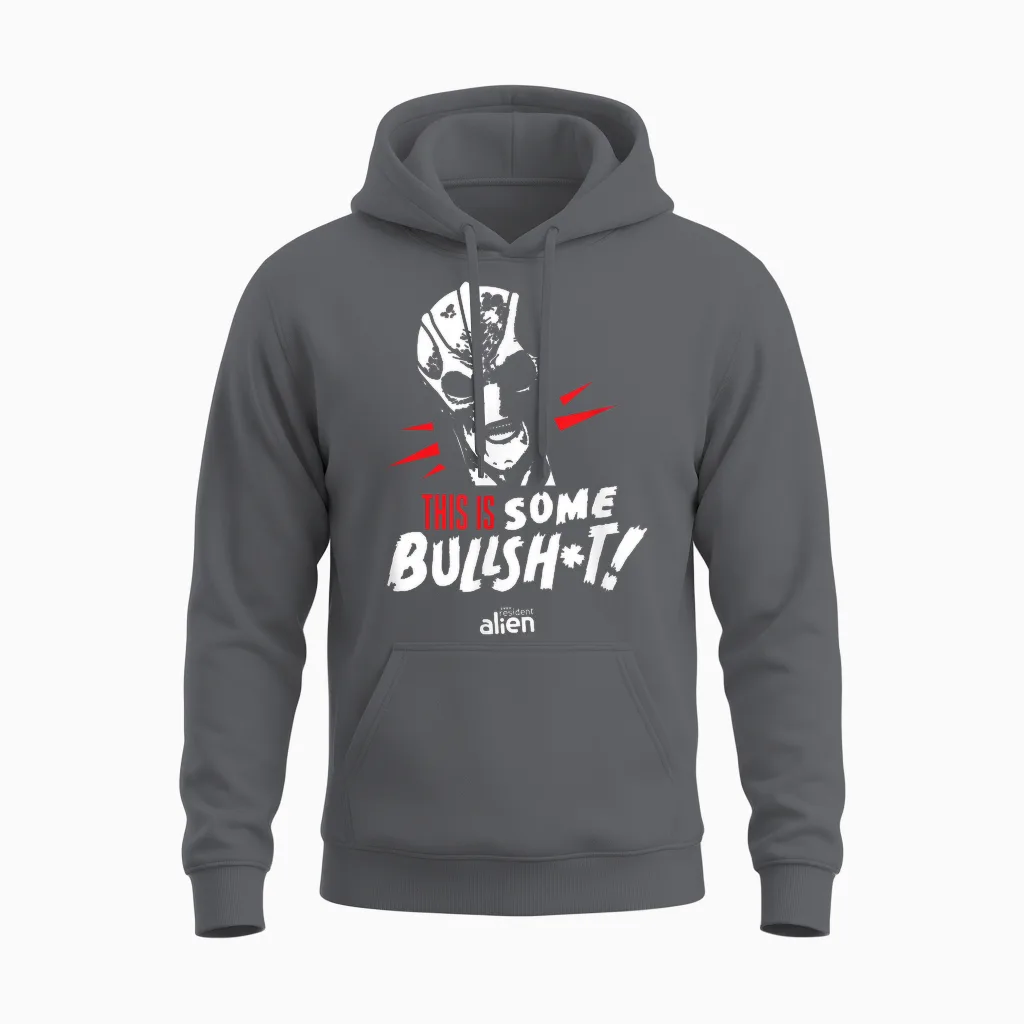Resident Alien This Is Some Bullshit - Officially Licensed Unisex Hoodie in Charcoal