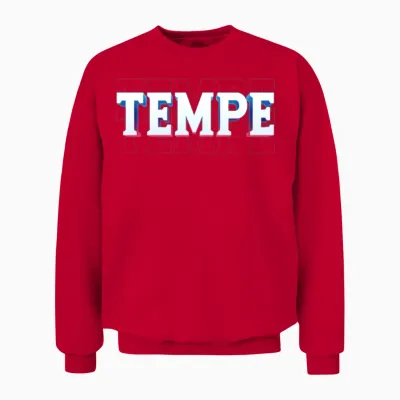 Retro - Tempe Unisex Sweatshirt - Red