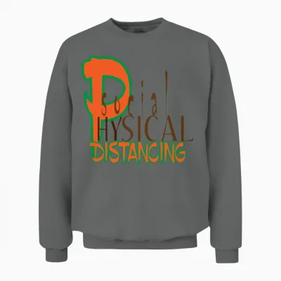 Social / Physical Distancing Unisex Sweatshirt - Graphite Heather