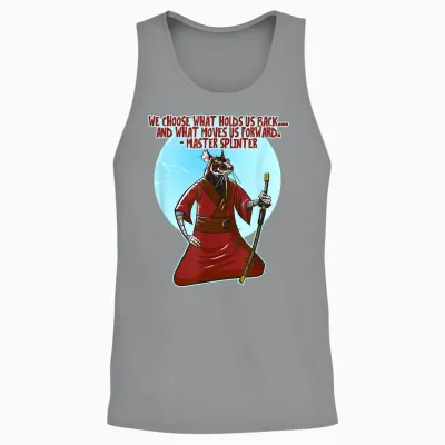 The Wisdom of Master Splinter Unisex Tank Top - Sport Grey