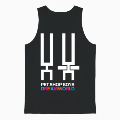 Pet Shop Boys Dreamworld Tour Unisex Tank Top - Black