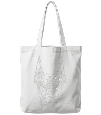 Dog Portrait for Proud Dog Owners Tote Bags - White