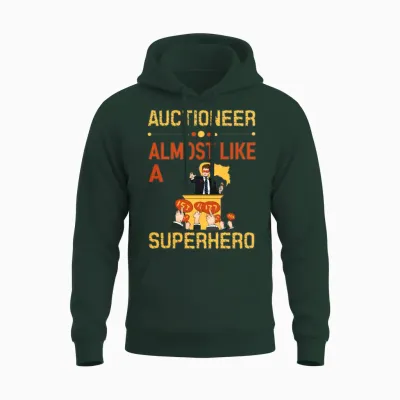 Funny Auctioneer Unisex Hoodie - Forest