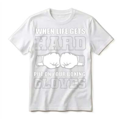 Put Boxing Gloves Boxing Champion Gift Unisex T-Shirt - White
