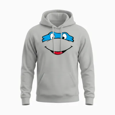 Mademark X Teenage Mutant Ninja Turtles - Leonardo - Costume Unisex Hoodie - Ash