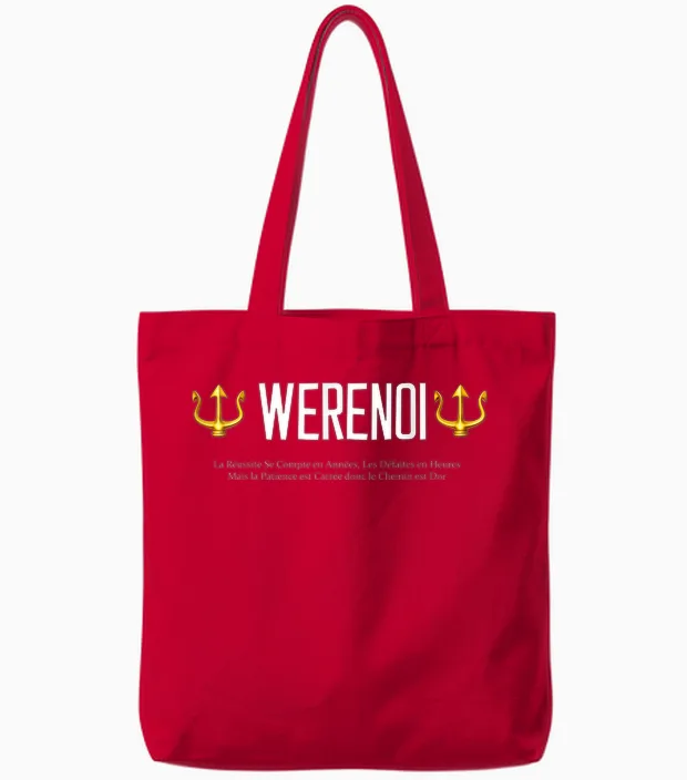 Tribute Were Noi β Fan De Rap French Tote Bags in Red