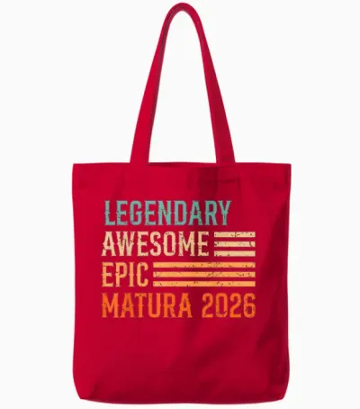 Matura Legendary Awesome Epic Matura 2026 Maturant Tote Bags - Red