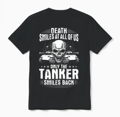 Tank Tanks Panzer Tanker Death Gift Present Unisex T-Shirt - Black