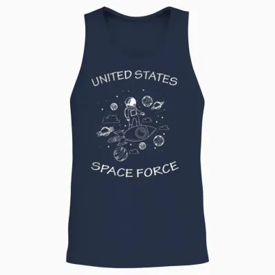 Space Force Unisex Tank Top - Navy