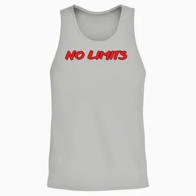 No Limits Funny Unisex Tank Top - Ash