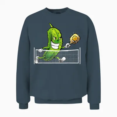 Cute Pickleball for Men Women Racket Sport Pickleball Lover Unisex Sweatshirt - Dark Heather
