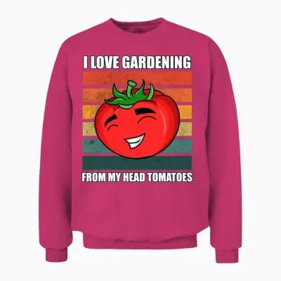 Funny Tomato Outfit Unisex Sweatshirt - Heliconia