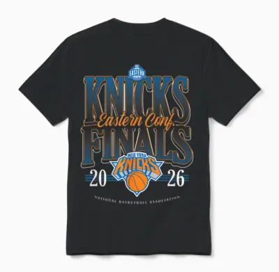 Nba 2026 Eastern Conference Finals Knicks Next Level Unisex T-Shirt - Black