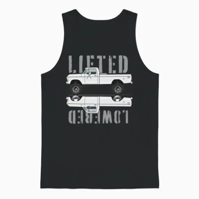 351 V8 Pure White Unisex Tank Top - Black
